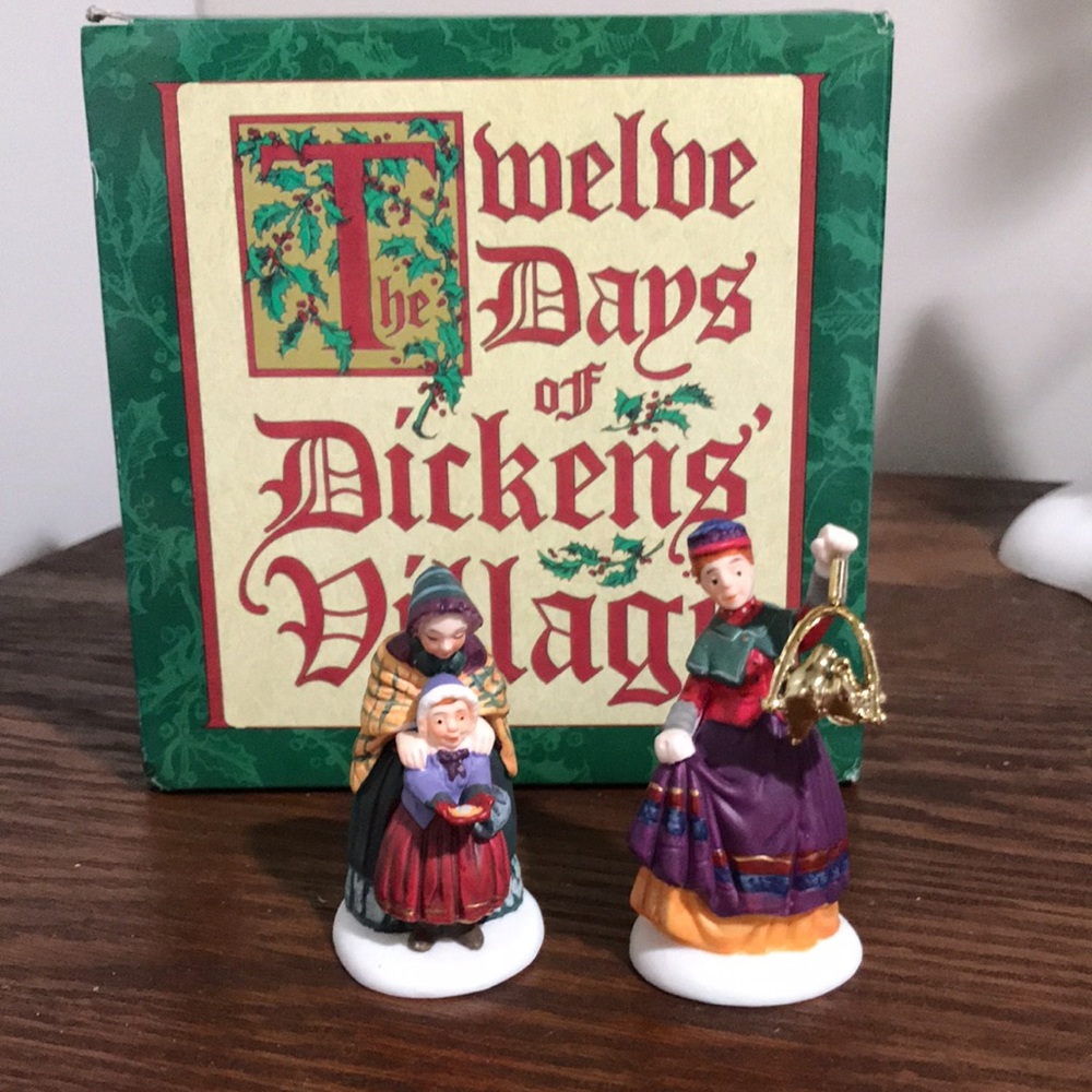 Dept 56 Twelve Days of Dickens Village Two Turtle Doves